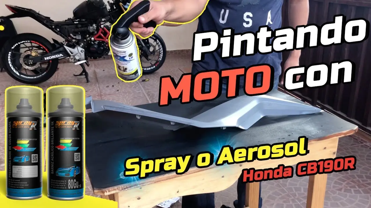 pintura para motos en spray - Cómo se le llama a la pintura en spray