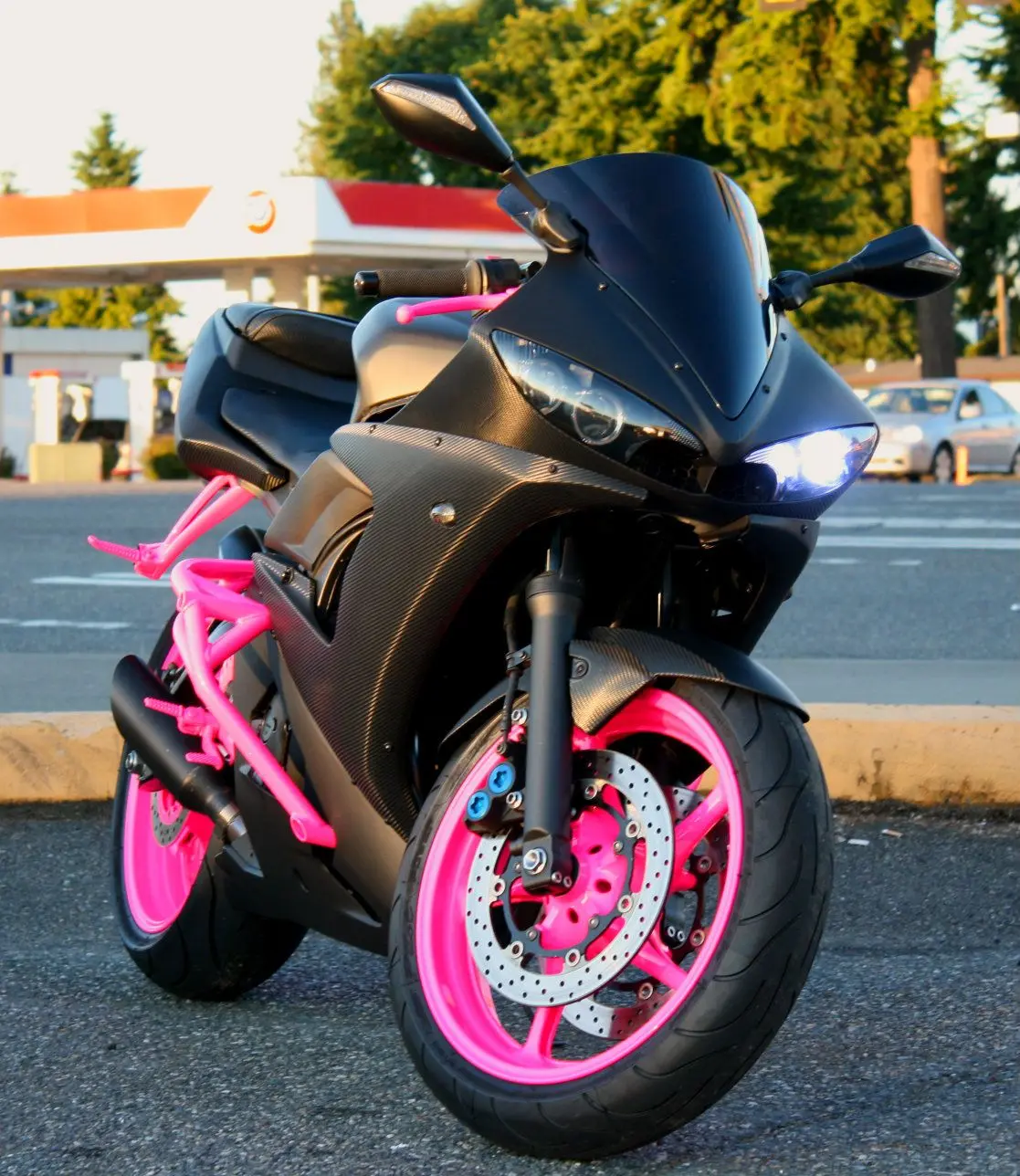 motos yamaha rosa - Cuánto corre la moto Yamaha
