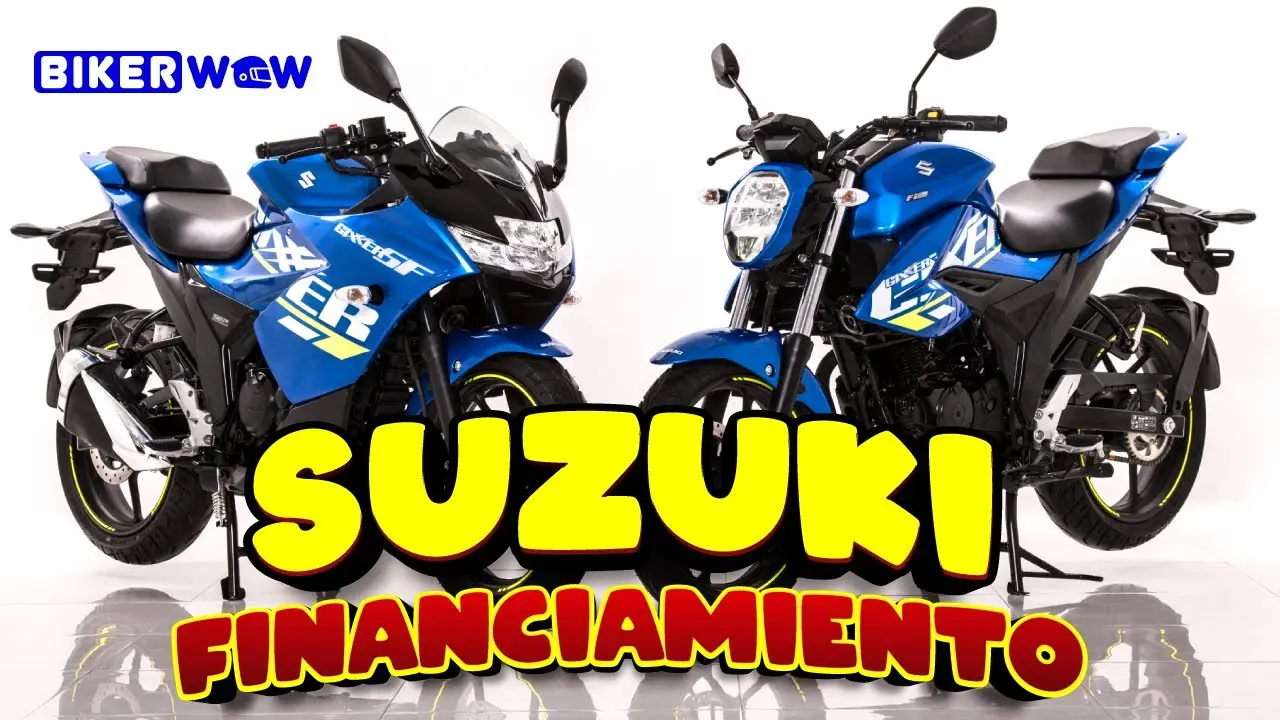 financiación suzuki motos - Qué se necesita para sacar una moto en Suzuki